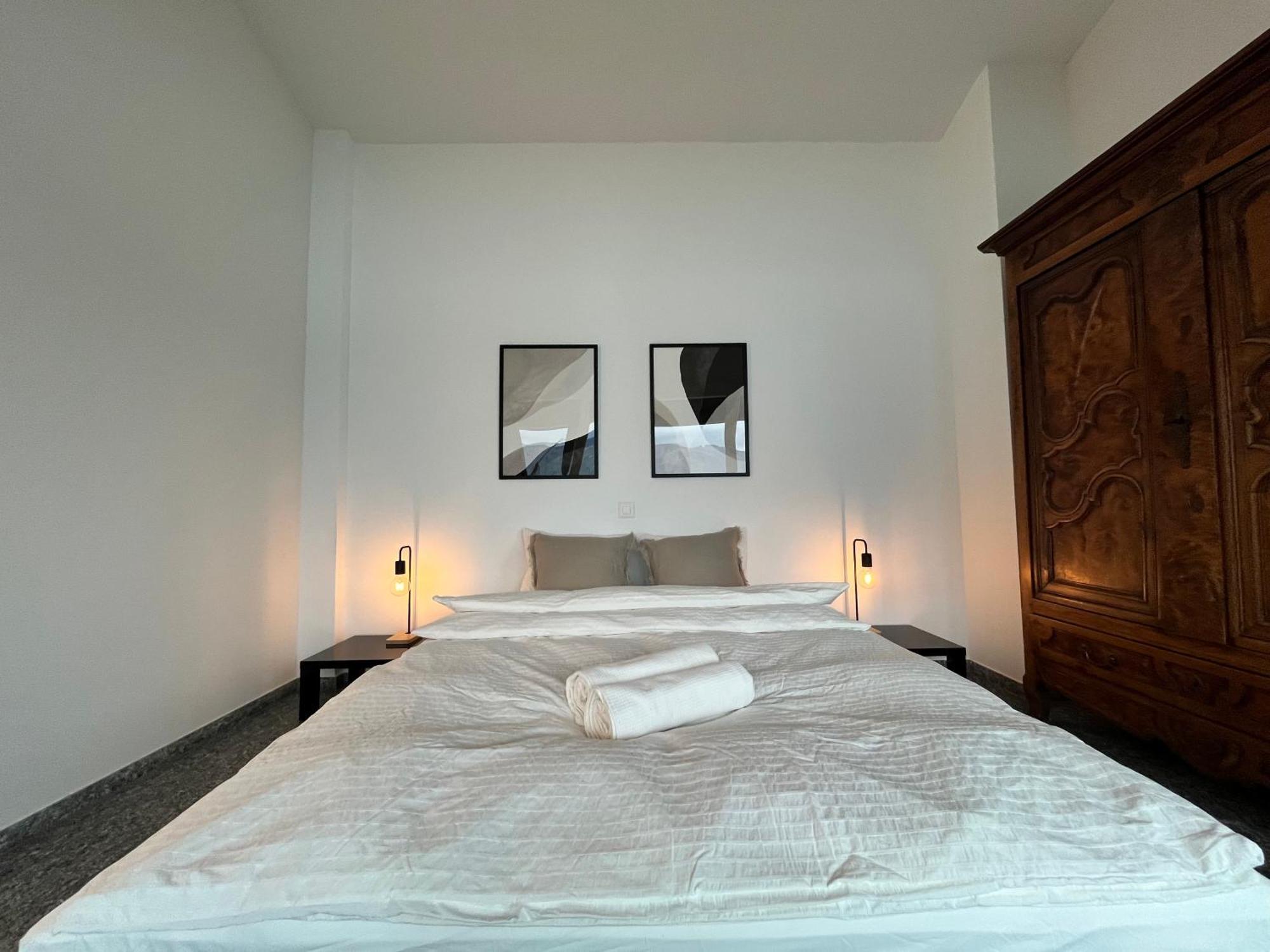 Wohnung Mit Grossartiger Seesicht Und Balkon Spiez Luaran gambar